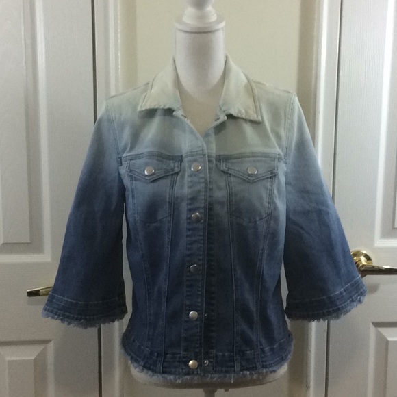Chico's Jackets & Blazers - Chico’s Ombré Jean Jacket